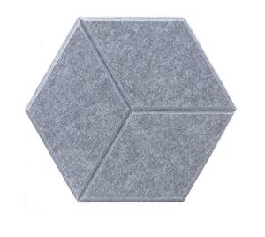Quality Carved Hexagonal Acoustic Panels Sound Proofing Home Studio Workspace wholesale