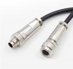 M9 Metal Conne Male Female Waterproof Connector Shielded Metal Straight Angle