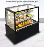 Big Capacity Commercial Cake Showcase Glass Cooler Bakery Display Cabinet