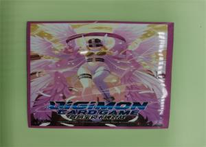 Quality OPP VMPET CPP Material Custom Card Sleeves Gravure Printing Size 66X91mm wholesale