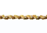 GZ005 Dance Dress Golden Sequin Ribbon Trim