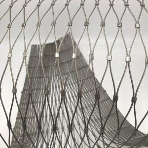 Quality Rustless Banister Safety Net Stainless Steel Knotted Mesh Type Fatigue Resistance wholesale