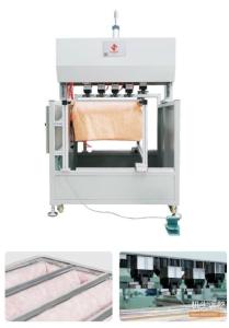 Quality Semi Automatic Pneumatic Five Head Card Cover Press Machine wholesale