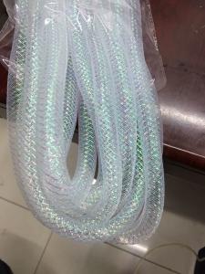 Quality Transparent Colors Expandable Braided Mesh Sleeving ,16mm white Mesh Sleeve UL VW-1 wholesale