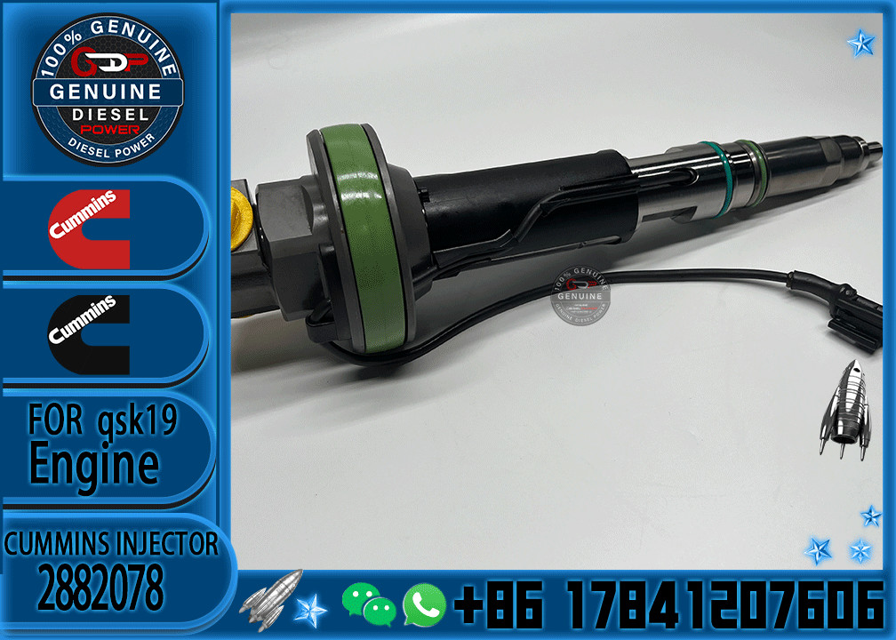 Common Rail Fuel Injector 2882078 F00BJ00002 Fuel Injector For QSK50 QSK60 K19 KTA19 QSK19 Engine