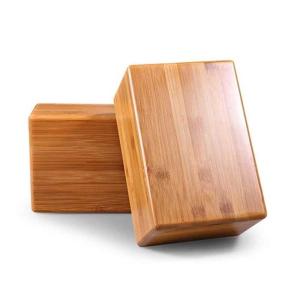 Quality Custom Print Yoga Block Organic Eco Friendly Bamboo Yoga Block 4×6×9inch wholesale