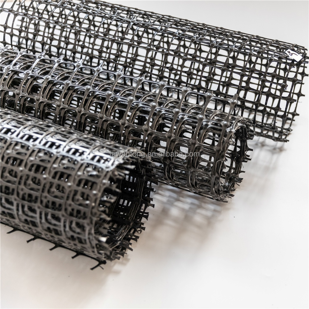 Chinese Design Style 50-50kn/M PP Biaxial Plastic Geogrid for Railways and Airports Reinforcement