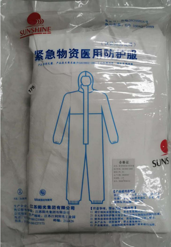 Protection Disposal Full Body Protective Coverall Chemical Safety Clothing Suit