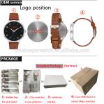 Factory Price Wood Watches Men With PU Bands