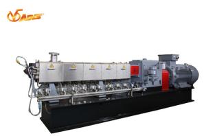 Quality Polymer With Filler CaCo3 Twin Screw Compounder , Talcum Powder Plastic Screw Extruder wholesale