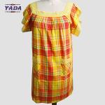 Ladies casual dresses office party plus size dress women with lace neck for