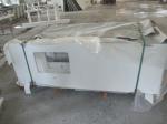 White Quartz Solid Stone Countertops For Kitchen 2.5 G / Cm3 Bulk Density
