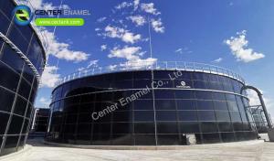 Quality Dark Green Bolted Steel CSTR Reactor Tanks For Waste Water Salt Water wholesale