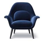 Luxury European Designer Living Room Upholstered Fabric Relax Lazy Easy Arm