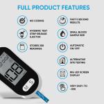 Greatpeak Diabetes Blood Glucose Meter Kit Large LCD Screen Smart Blood Sugar