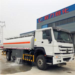 Quality 371HP Refueling Fuel Tank Truck 20m3 6x4 Oil Mobile Sinotruk HOWO wholesale