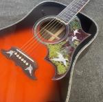 Custom Grand Style Hummingbird Doves in Flight Acoustic Guitar