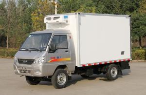 Quality Small Refrigerated Truck Trailer 0.5t-1t Light Freezer Box Truck Cummins / Chaochai Engine wholesale