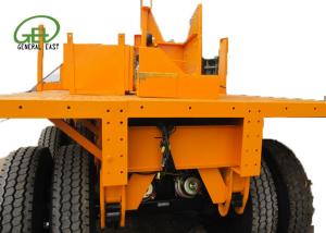 Quality 35T Capacity 40ft 3 drum axles Container Shipment Flatbed Semi Truck Trailer wholesale