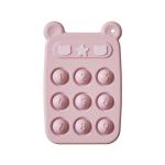 Bear Shaped Baby Tooth Grinder Heat Resistant Silicone Teething Toy with OEM