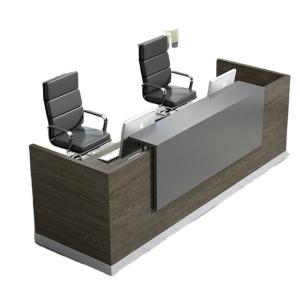 Quality Wooden Light Luxury Office Counter for Business Reception and Beauty Salon Front Desk wholesale