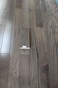 Quality Real Solid Red Oak Hardwood Flooring, City Gray Color, AB Grade wholesale
