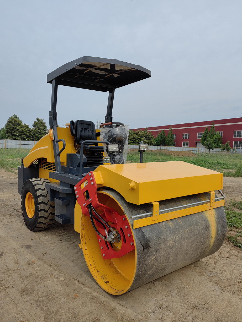 Single Steel Wheel Vibratory Roller 4 Tons 4.5tons 5tons Road Construction Machinery Mini Compactor