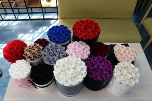 Quality Factory Price Rose Long Lasting Flowers Forever Eternal Preserved Rose Flower Box Gift wholesale