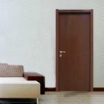 Waterproof Entrance Residential WPC Doors 45mm Thickness Bedroom Use