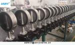 Flanged Wafer Lug Style Butterfly Valve CI GGG40 Body PN16 Disc Butterfly Valve