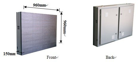 1R1G1B P10 Outdoor Led Advertising Billboard With Wide Viewing Angle Pixel 348