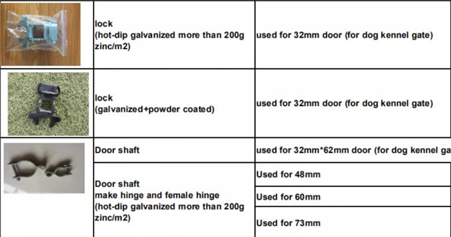 Galvanized Chain Link Fence Parts Steel Frame Hinge For Tube OEM Color