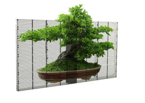 Quality Ultra Thin LED Display P12mm transparent glass advertising wholesale