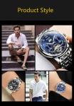 KINYUED Distinctive Style Tourbillon Automatic Movement Watches Waterproof