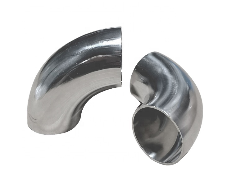 Customized Support OEM 304 Stainless Steel 90 Degree Welding Bend Elbow with Stock Yes Polished Finish
