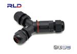 TUV Electrical 3 Way Tube 250VAC PA66 Waterproof Connectors