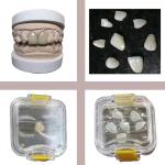 PP Dental Lab Instruments Clear Dental Pillow Box / Membranes Box For Crowns