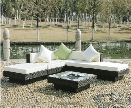 Leisure Aluminium PE Rattan Outdoor Wicker Sofa sets Garden Backyard wicker
