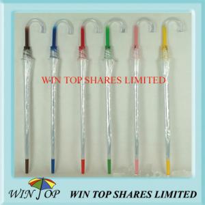 Quality 23&quot; Transparent Poe Umbrella for European Market (WTP079) wholesale