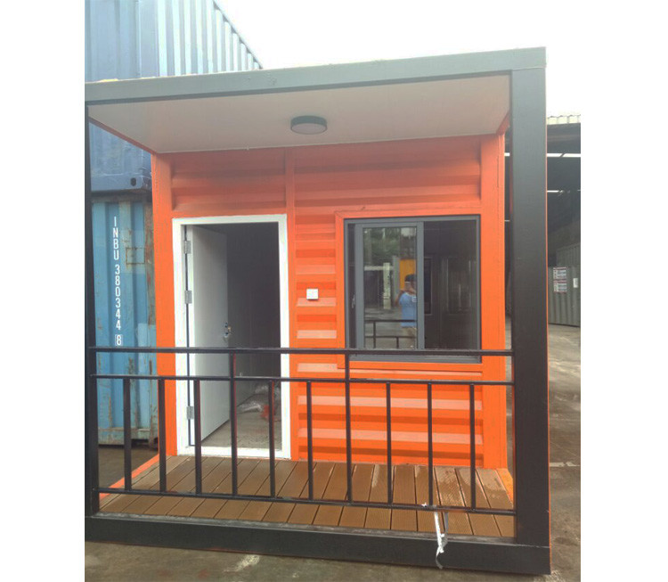 Orange 20GP Pop Up Container Office Container House 15m2