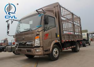 Quality 12T HOWO Light Duty Commercial Trucks , 4X2 Stake Truck 120hp The Best Helper wholesale