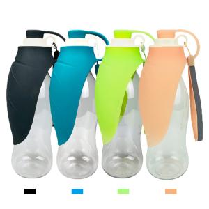 Quality Portable Silicone Dog Water Bottle With Collapsible Bowl wholesale