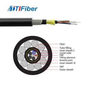 Quality GYFTY63+73 Duct Aerial Fiber Optic Cable Outdoor Anti Rodent Third Sheath wholesale