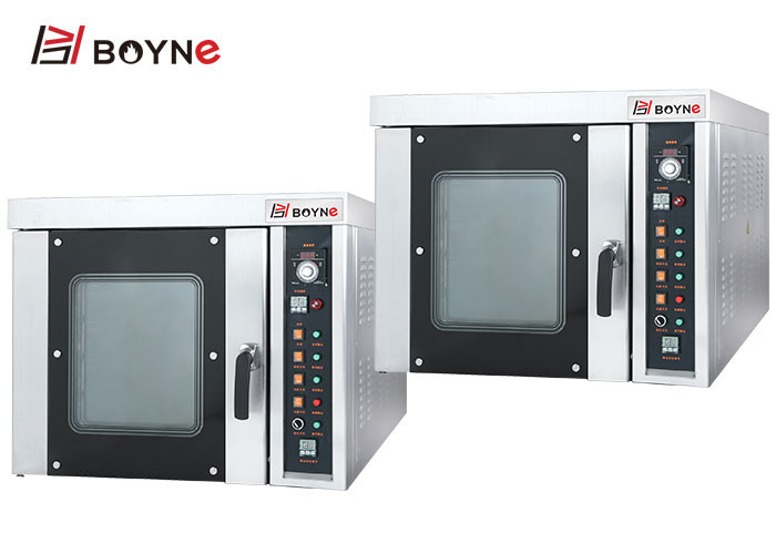 Five Trays Convection Oven 380v Stainless Steel with Glass Door