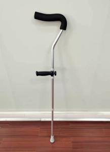 Quality Anti Sliding Ergonomic Elbow Crutch Adjustable , Aluminum Cane Walker Crutches wholesale