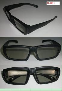 Quality Anti-Scratch Plastic Circular Polarized 3D Glasses For Cinema OEM / ODM wholesale