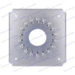 2.5mm Fiber Optic Connector Polishing Plate Simple Operation 50°Heat Treatment