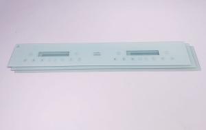 China Oven Door Mark Printed Tempered 3.2mm Glass Control Panel on sale