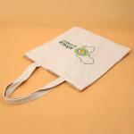 Handled Black And White Canvas Tote Bag / Fashionable Cool Canvas Tote Bags