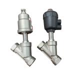 Stainless Steel 304/316 Pneumatic Piston Angle Seat Valve for Industrial